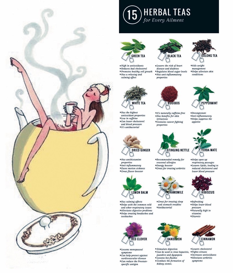 IT’S TEA TIME! Discover all the Benefits of Herbal Tea…