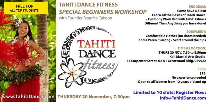 Special Beginners Workshop – THURS 20 Nov, 7.30pm! Join the Fun! :)
