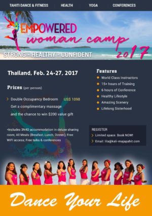 Empowered Woman Camp 2017 – Let’s Fly away to Thailand!